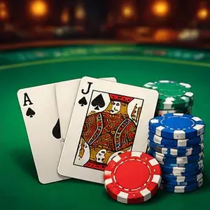 Blackjack Azure cover art in the BillyBets Casino lobby