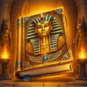 Book of Ra Deluxe cover art in the BillyBets Casino lobby